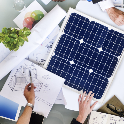 Bouwplannen en zonnepanelen